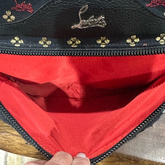 ❌❌SOLD❌❌Christian Louboutin Black and Gold Backpack - Picture 6 of 14